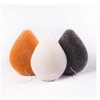 Wholesale pure  Natural Facial Makeup Sponge Konjac cleaner tool